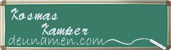 Kosmas Kamper Visitenkarte
